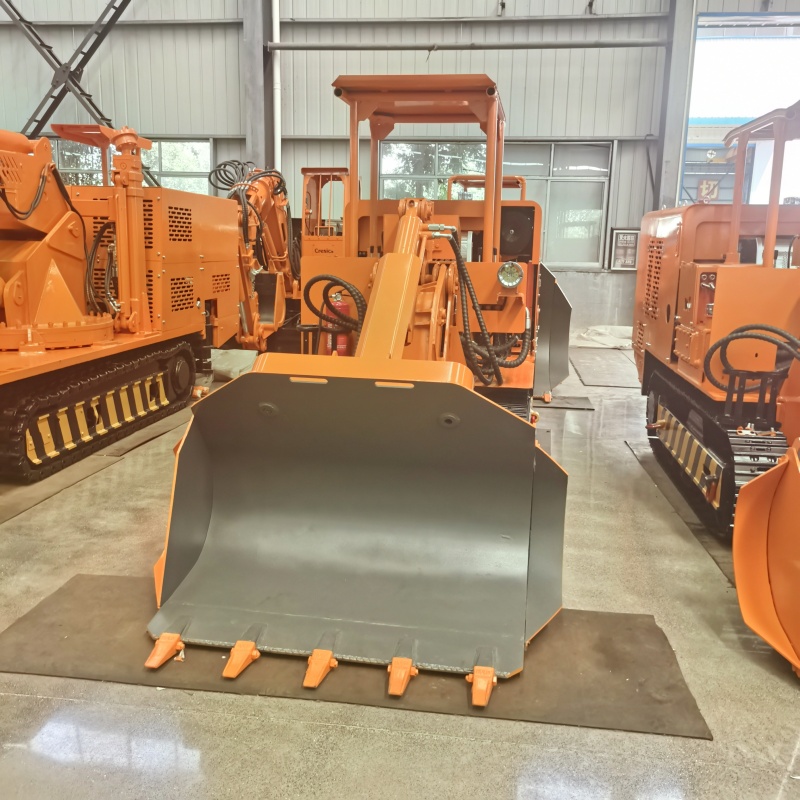 Side Dump Rock Loader