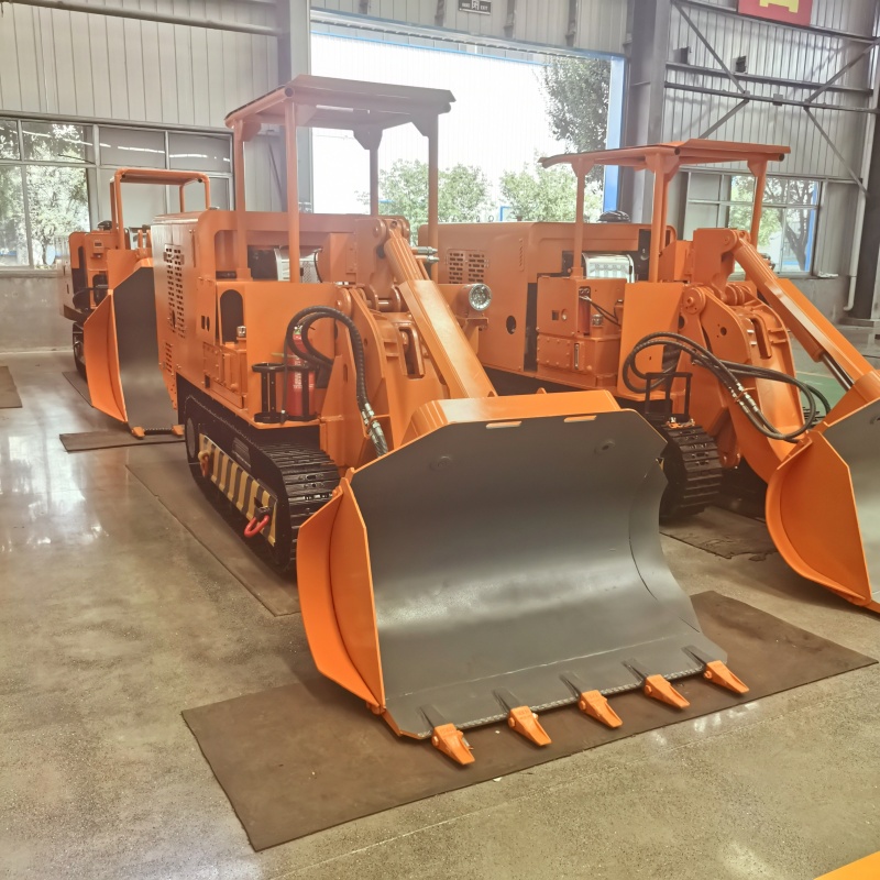 Side Dump Rock Loader