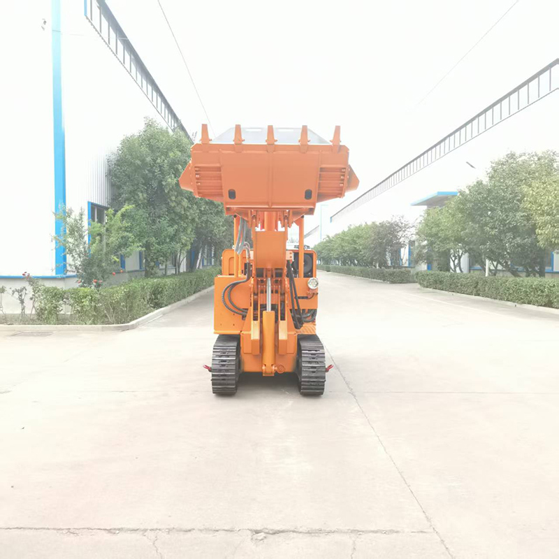 150 Side Dump Rock Loader