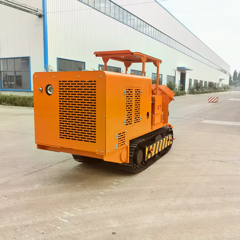 100 Side Unloading Rock Loader