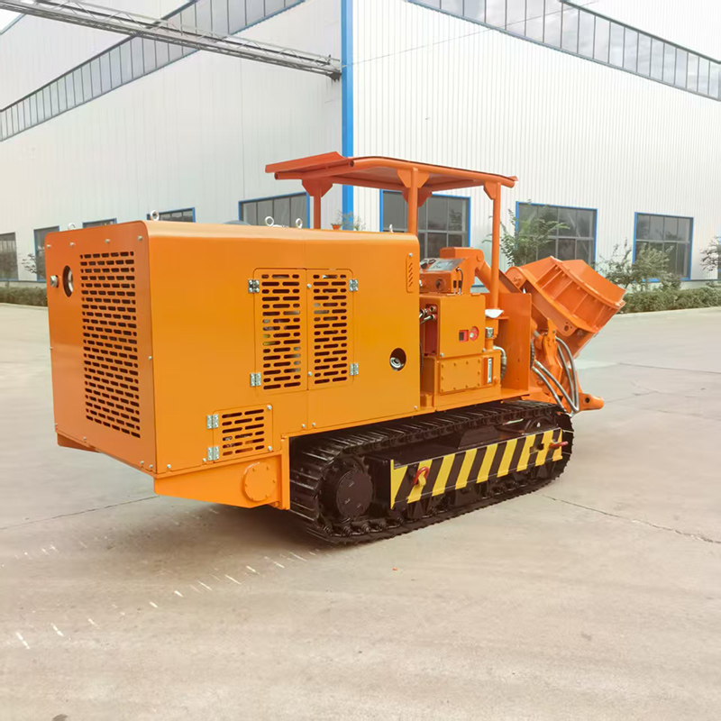 Máy xúc đá dỡ hàng bên hông