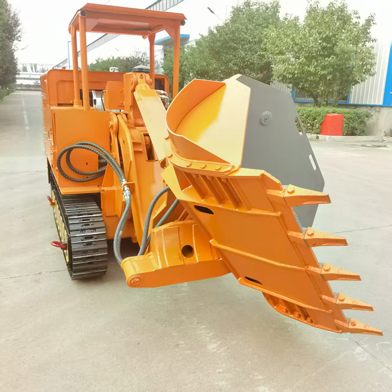 Лучший погрузчик для камня с боковой разгрузкой