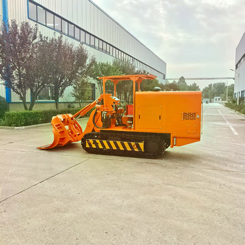 Chargeur de roches pour déchargement latéral de mine de charbon