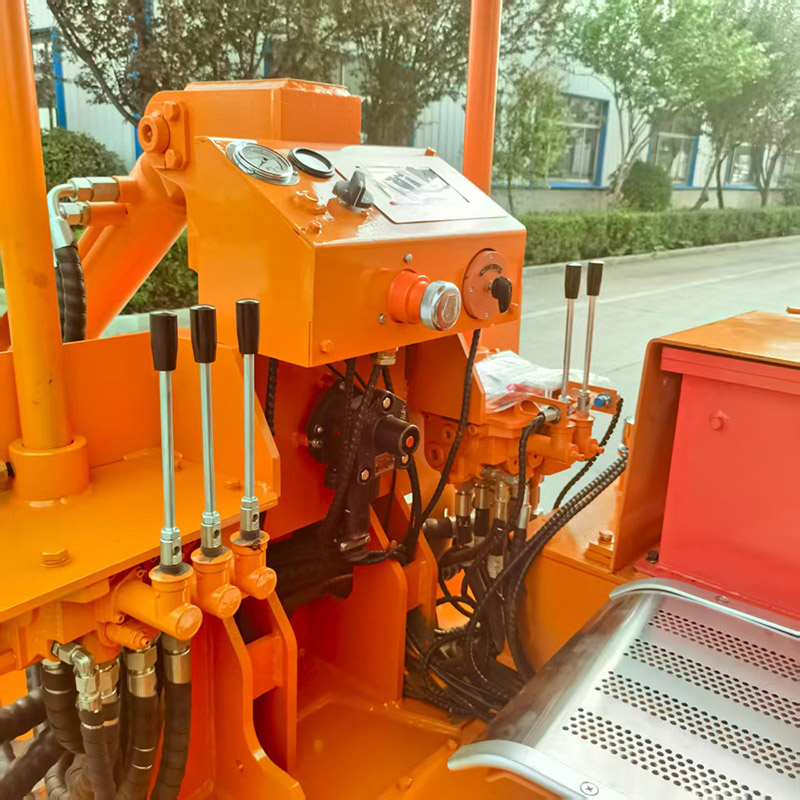 Chargeur de roches pour déchargement latéral de mine de charbon