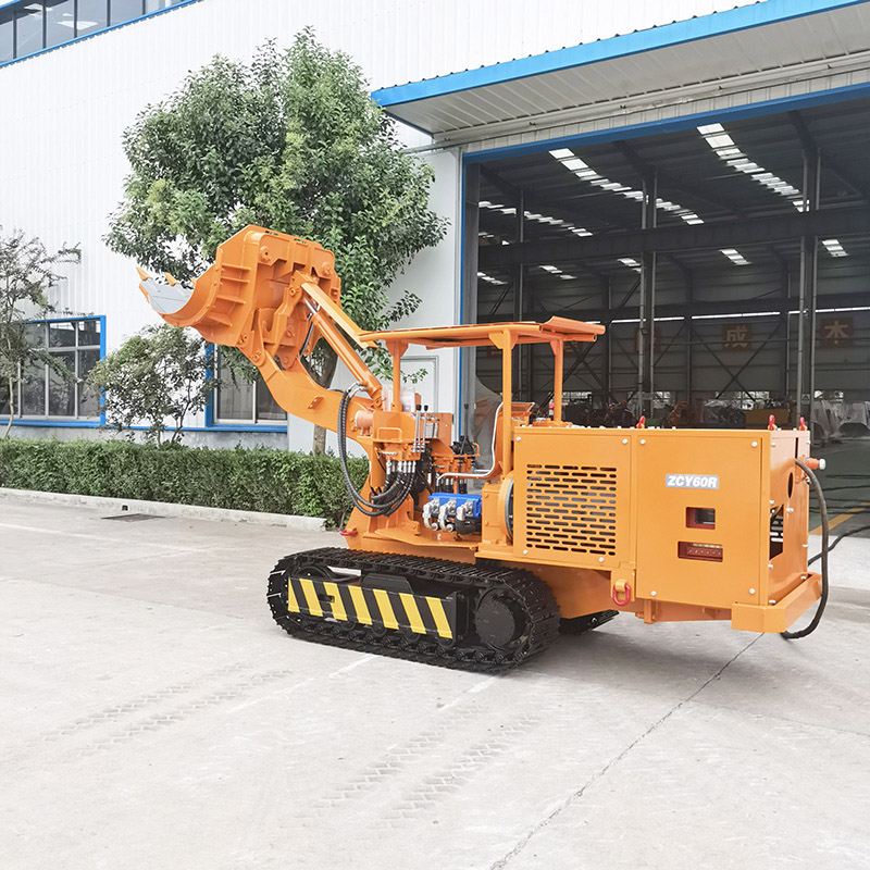 Chargeuse de roches sur chenilles