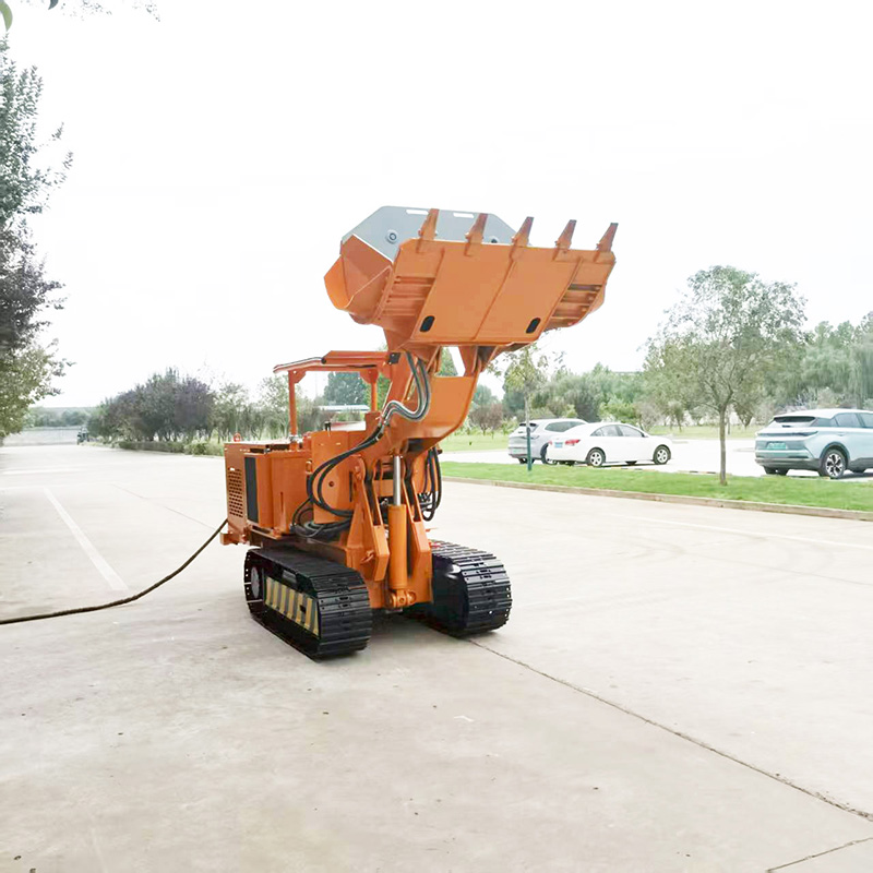 Máy xúc đá dỡ tải bên nhỏ