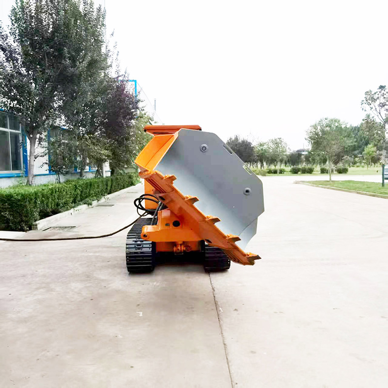 Quick Change Side Dump Rock Loader