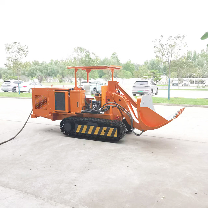 Quick Change Side Dump Rock Loader