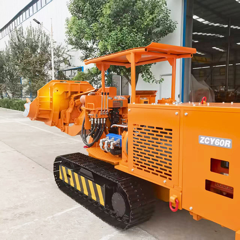 محمل الصخور الهيدروليكي الجانبي للتفريغ