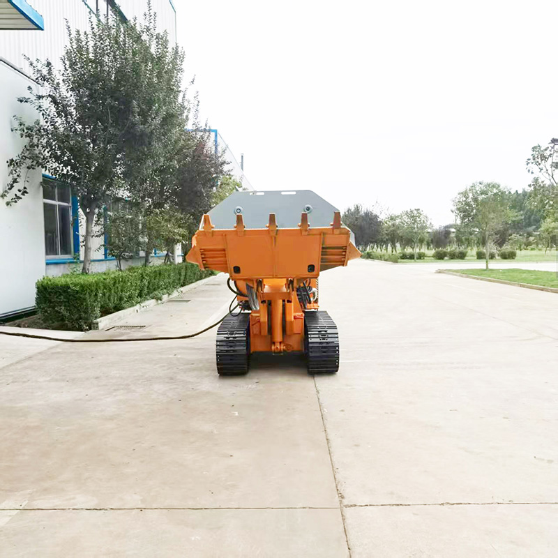 Máy xúc lật đá tự đổ bên hông dành cho kỹ sư