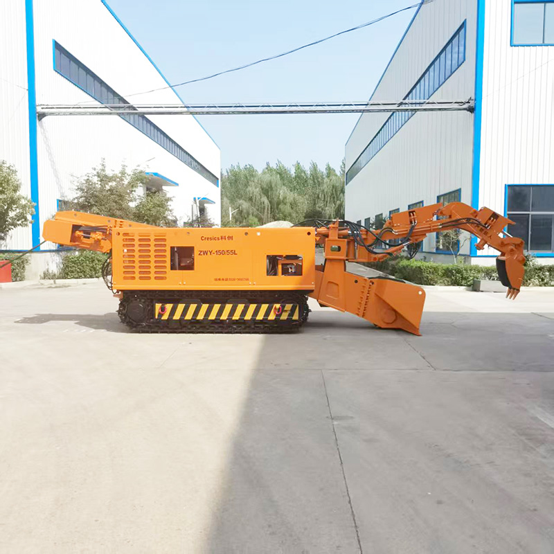 Полностью автоматический экскаватор для выемки породы