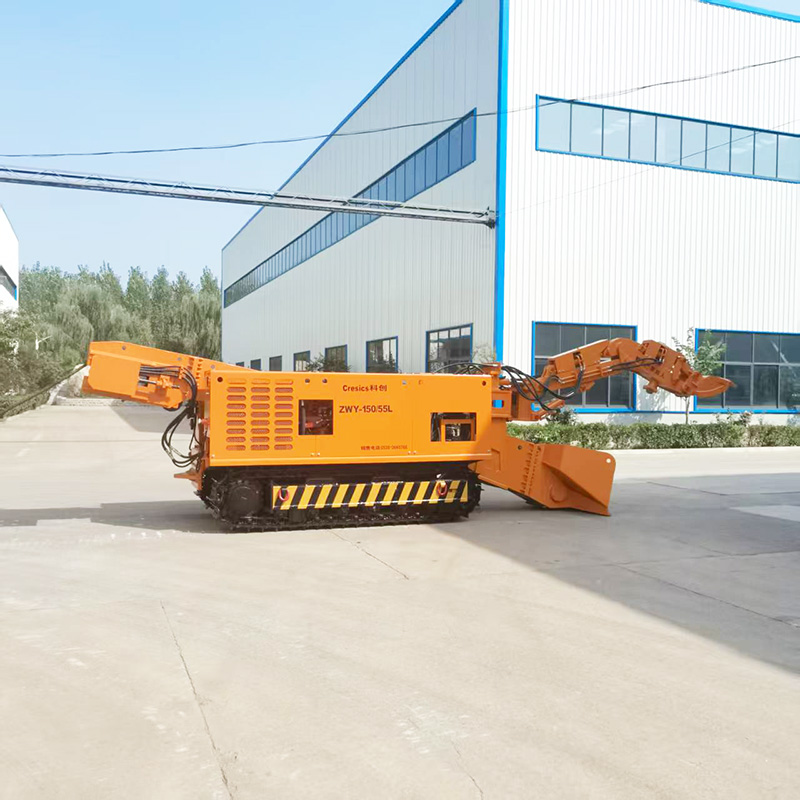 Полностью автоматический экскаватор для выемки породы