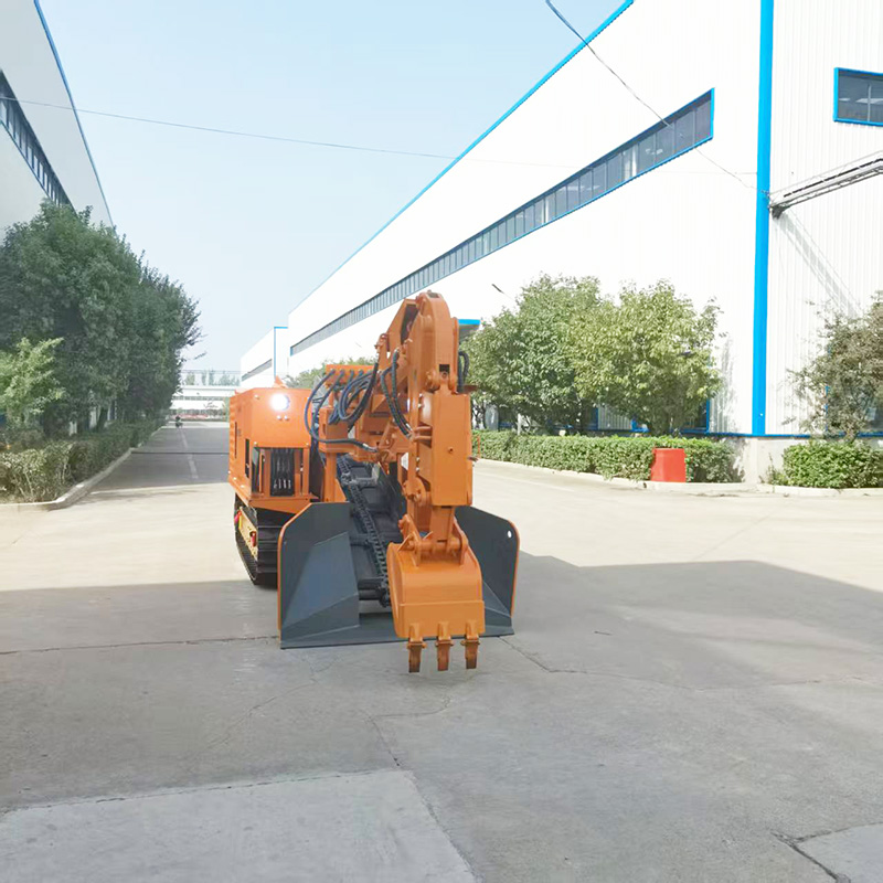 Полностью автоматический экскаватор для выемки породы