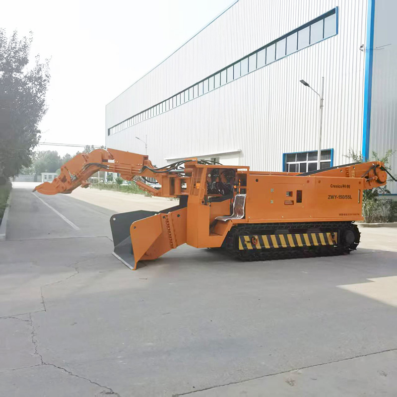 Cargadora de eje inclinado