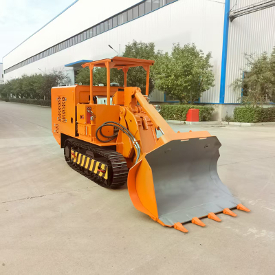 Carregador de rochas para descarga lateral em exploração mineira