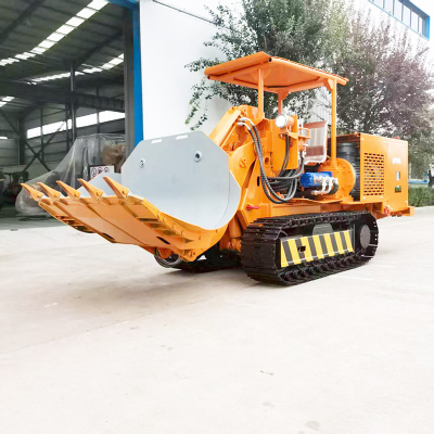 Electric Side Dump Rock Loader