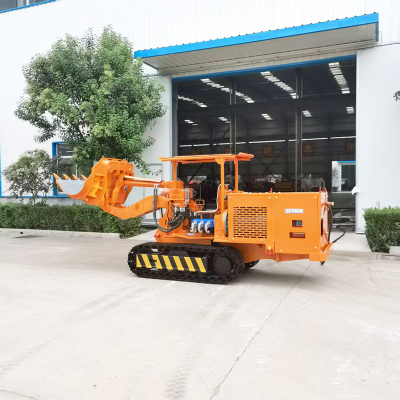 Efficient Side Unloading Rock Loader