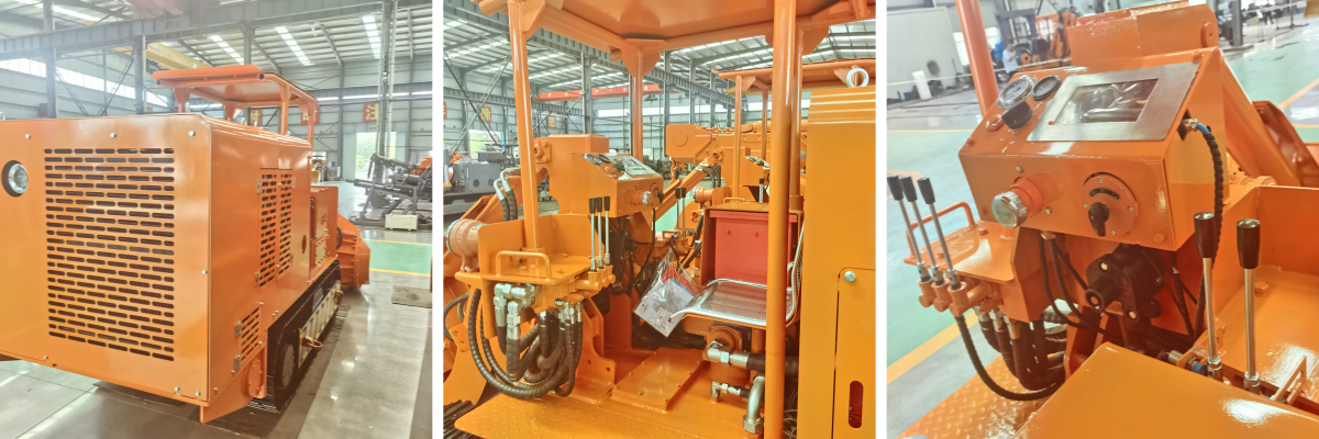 Side Dump Rock Loader