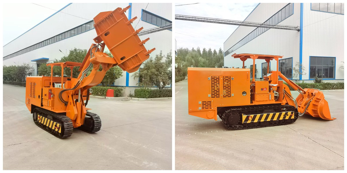 Chargeur de roches pour déchargement latéral dans une mine de charbon.jpg