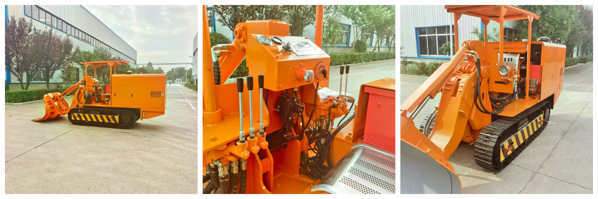 Chargeur de roches pour déchargement latéral dans une mine de charbon.jpg