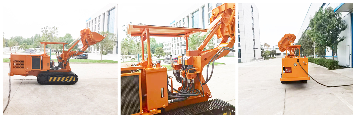 Погрузчик горных пород на угольной шахте