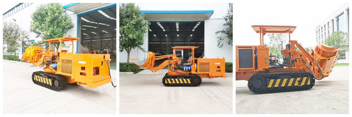 Погрузочная машина с боковой разгрузкой породы Погрузочная машина с боковой разгрузкой породы