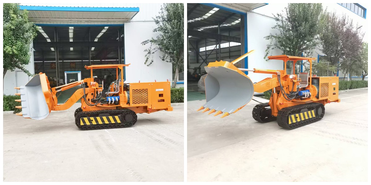 Loader Batu Bak Penampung Samping Sedang