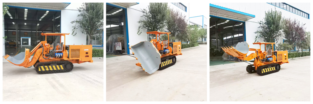 Loader Batu Bak Penampung Samping Sedang