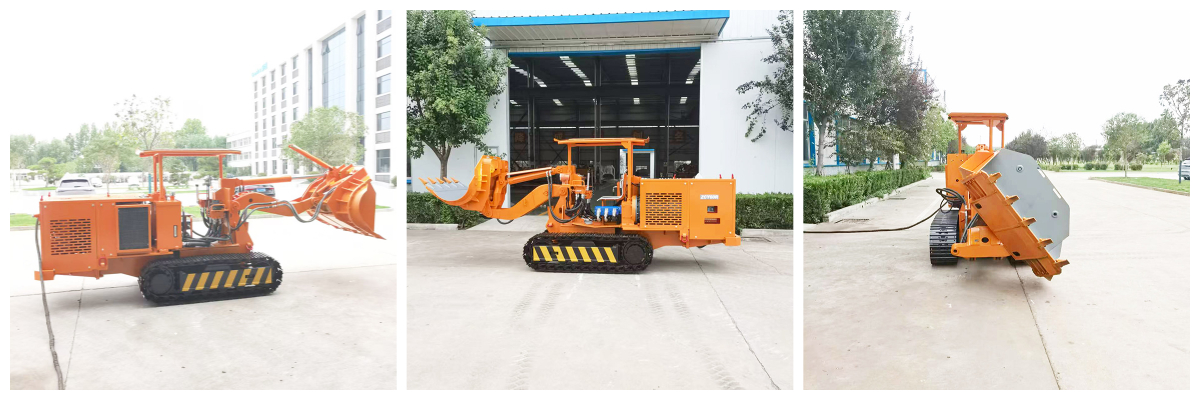 Cargadora de rocas con volquete lateral sobre orugas.jpg Cargadora de rocas con volquete lateral sobre orugas.jpg